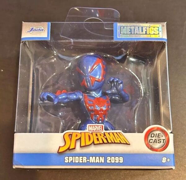 SPIDERMAN 2099 Minifigura de metal fundido a presión Jada Metalfigs Marvel Spider-Man 2099.