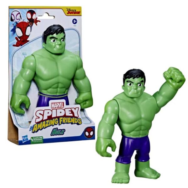 HULK Spidey And His Amazing Friends Figura De Accion Hulk Gigante Hasbro - Image 3