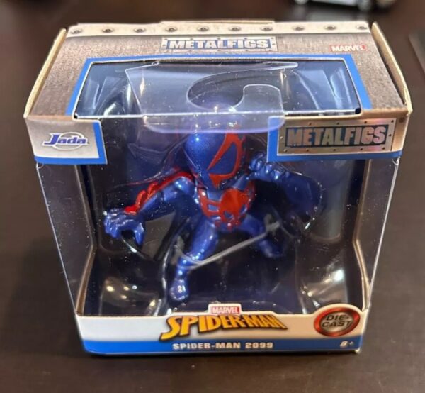 SPIDERMAN 2099 Minifigura de metal fundido a presión Jada Metalfigs Marvel Spider-Man 2099. - Image 2